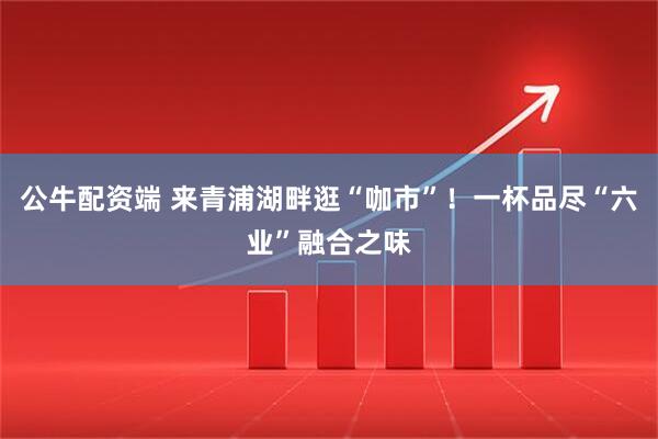公牛配资端 来青浦湖畔逛“咖市”！一杯品尽“六业”融合之味