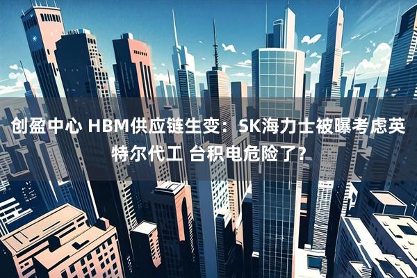 创盈中心 HBM供应链生变：SK海力士被曝考虑英特尔代工 台积电危险了？